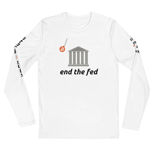 End The Fed Long Sleeve Shirt With Sleeve Prints