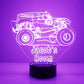 Personalized Truck Night Lights with Name 7/16 Colors Changing LED Lamp NL3017