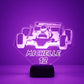 Personalized Color Changing Racing Car Lamborghini Night Lights With Name 7/16 Colors III27