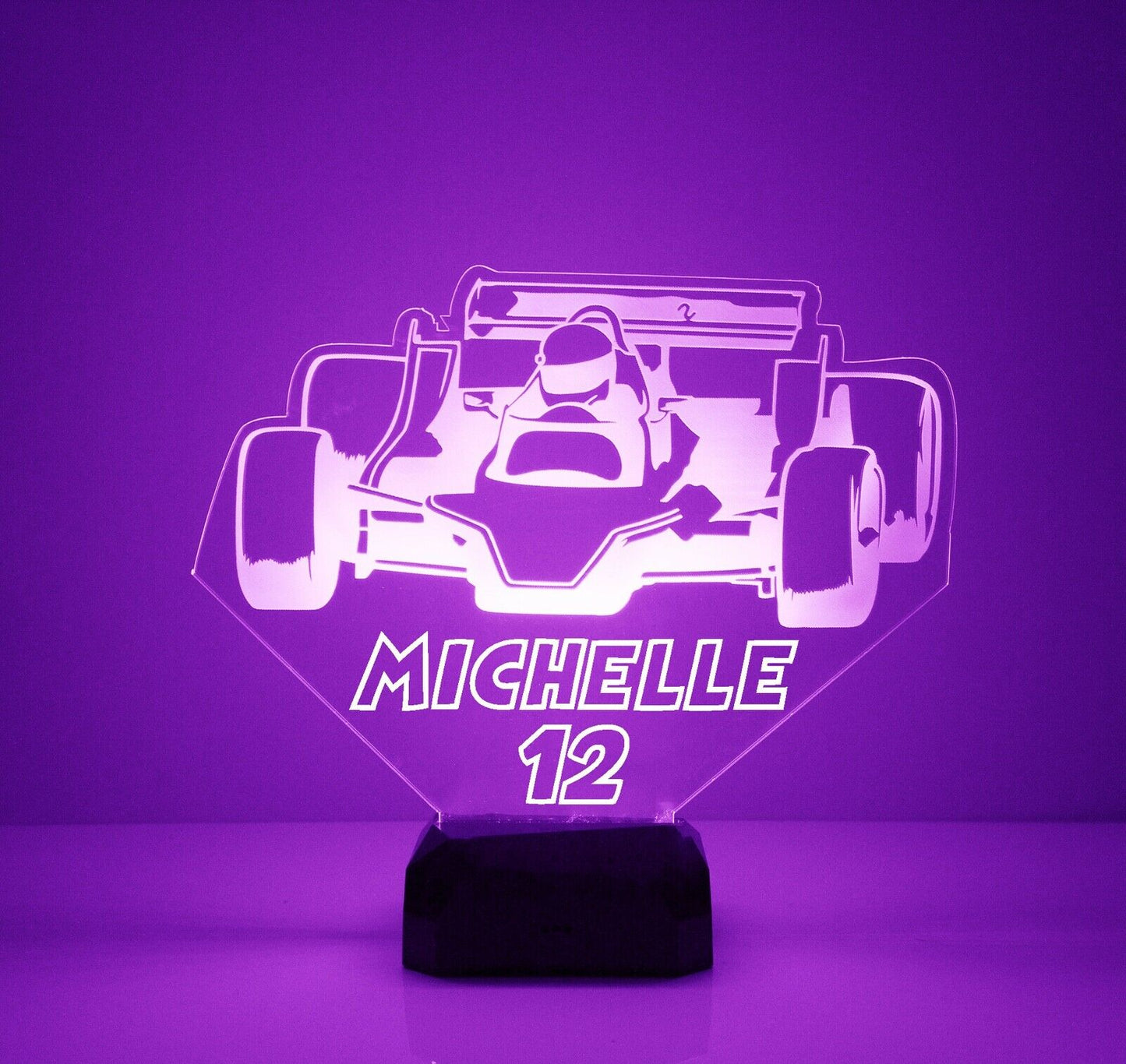 Personalized Color Changing Racing Car Lamborghini Night Lights With Name 7/16 Colors III27