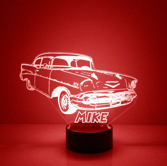Personalised Bel Air Colour Change Light LED Bedroom Night Light Boys Girls Mood Lighting