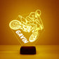 Personalised Dirt Bike Colour Change Light LED Bedroom Night Light Boys Girls Mood Lighting III29