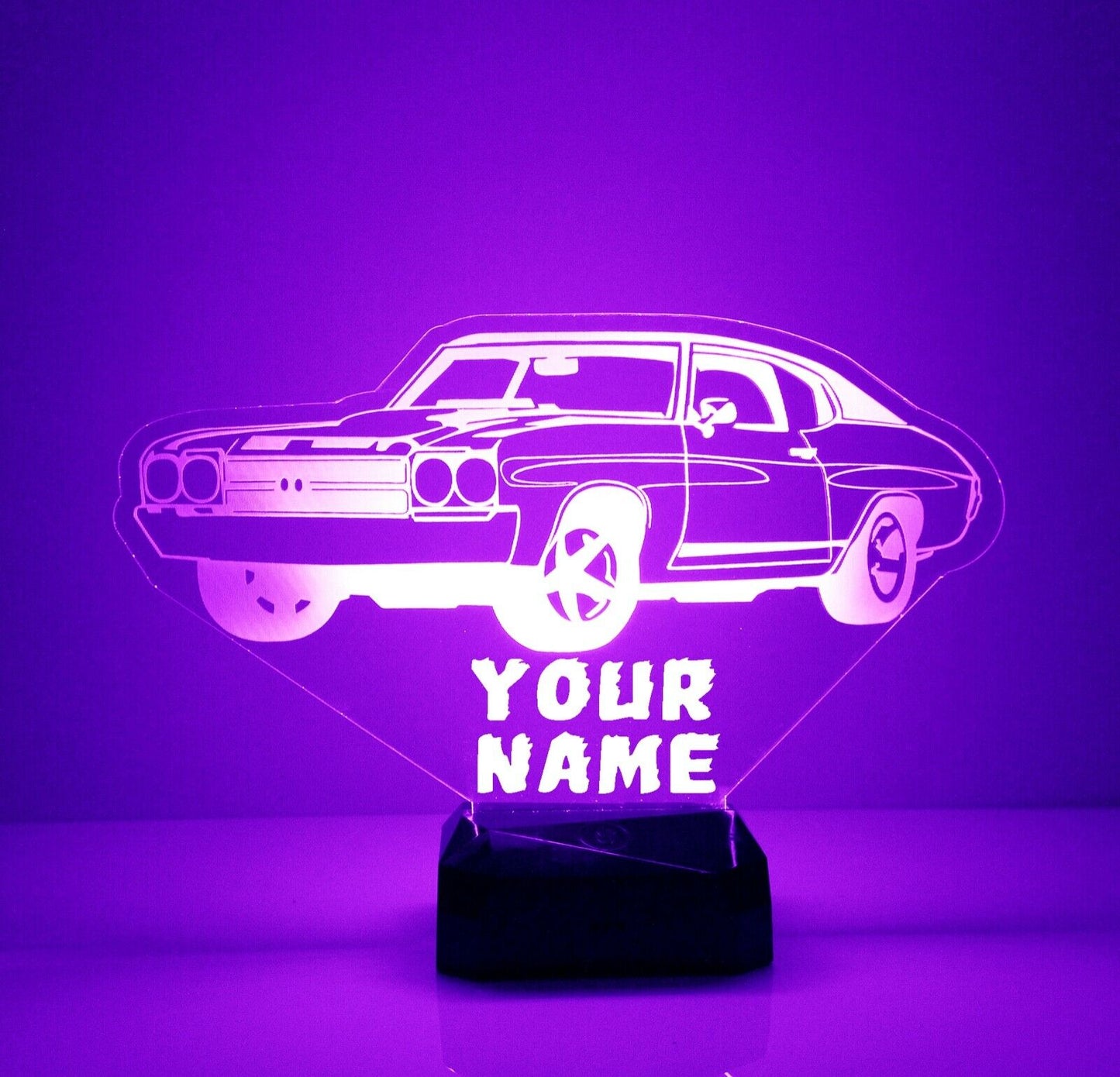 Personalized 7/16 Color Change Classic Car Night Lights For Boys Girls Bedroom Mood Lights III26