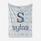 Personalized Fleece Swaddle Bedding Blanket Truck Theme