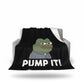 Pepe Meme Fleece Throw Blanket: Cozy Crypto Gift, Winter Home Decor
