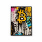 Bitcoin Graffiti Poster